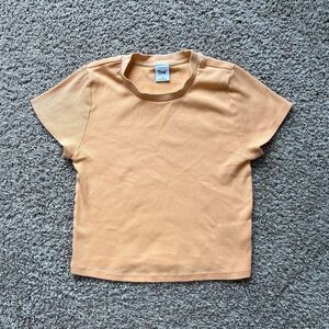 Aritzia TNA Ribbed Baby Tee